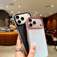 Funda para iPhone 18 Pro Max, 16, 15, 14 Plus, 13, 12, 11 Pro Max, con Carga Inalámbrica, Mate, Suave, Transparente, Antigolpes