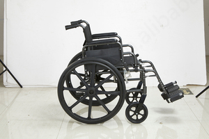 รถเข็นวีลแชร์รุ่น Medical Luxury KJT 605AM แบบกว้างพิเศษ โครงเหล็ก รับน้ำหนักได้ 136 กก. ได้รับการรับรองมาตรฐาน CE สำหรับใช้ในโรงพยาบาล การเดินทาง และผู้พิการ รุ่น 60 - Product Image 3