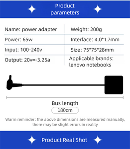 อะแดปเตอร์แปลงไฟ AC กำลังสูง 65W PD TYPE-C USB-C รองรับ QC3.0 OTP สำหรับผู้ใช้กล้อง <span class=keywords><strong>Canon</strong></span> R6 R5 สำหรับ Sony A7C A7R3 <span class=keywords><strong>A1</strong></span> สำหรับ Nikon D780 - Product Image 3