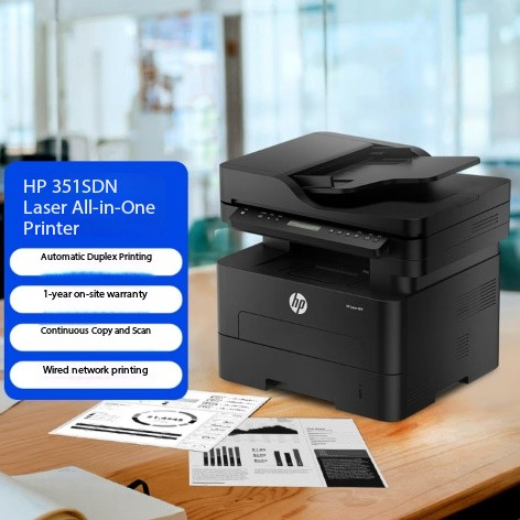 351sdn High-Speed Double-Sided Laser Black White Multifunctional Commercial Printer Automatic Document Feeding A4 USB Stock