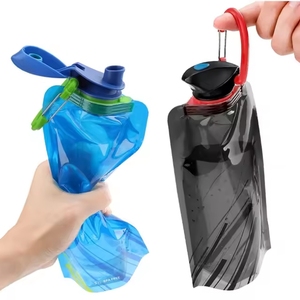TPU pieghevole e filtro per bottiglie d'acqua in plastica per campeggio all'aperto per escursioni e arrampicata per bevande dritte - Product Image 2