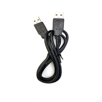 Cable de Extensión USB 2.0 de Alta Calidad y Transmisión Rápida, Cable de Datos de Cuatro Núcleos con Doble Conector Macho para Computadora
