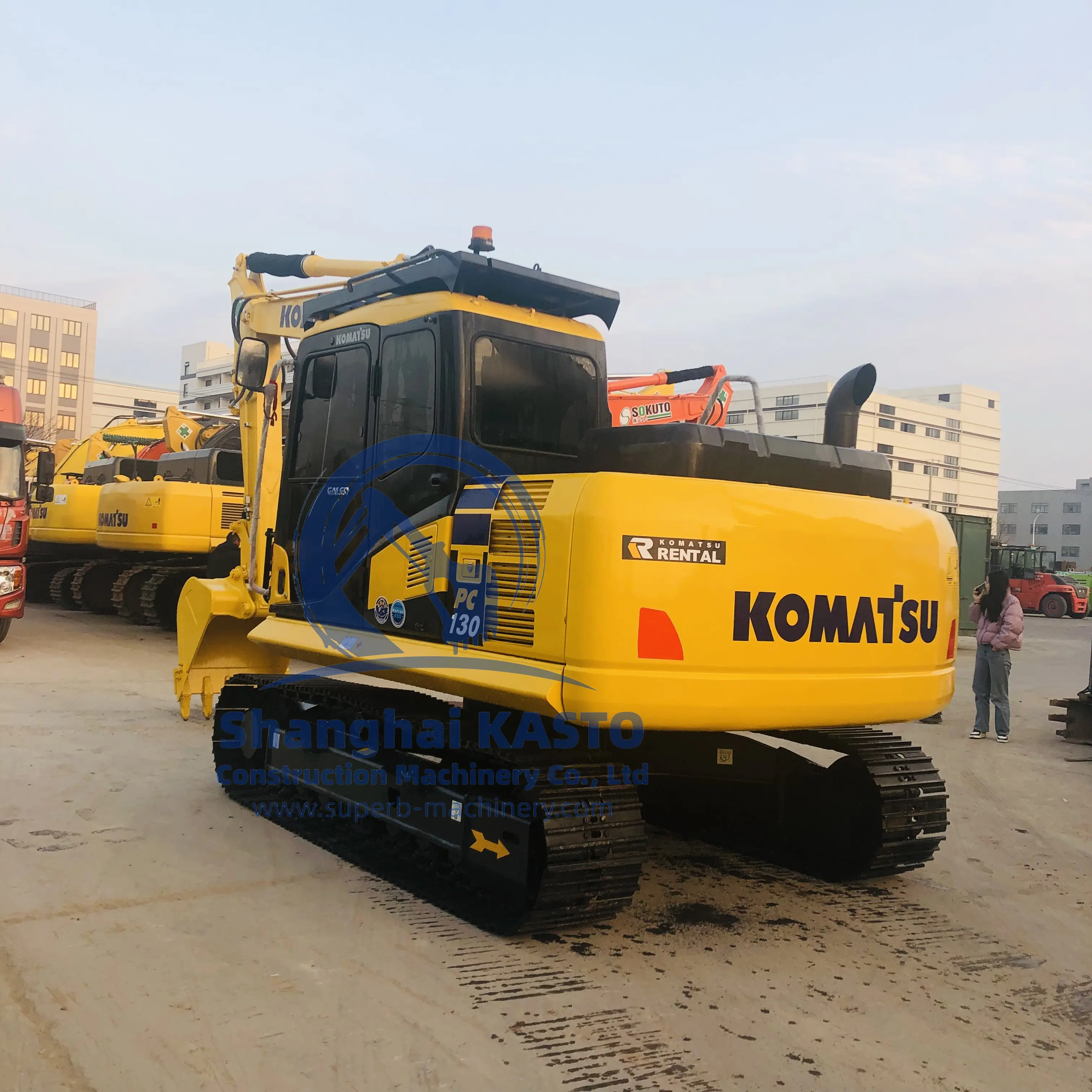 13 TONS excavators cheap PRICE used Crawler excavator komatsu PC130 PC130-7 PC130-8 SECOND hand BAGGER FOR SELL