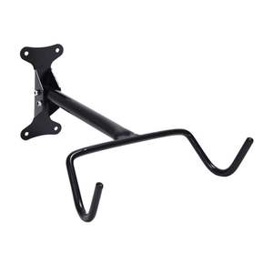 Support mural pour vélo en métal rouge, support mural durable pour vélo, support de rangement - Product Image 2