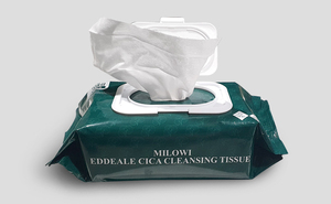 MILOWI EDDEALE CICA CLEANSING TISSUE 100 Feuilles Démaquillant Apaisant à la Centella - Product Image 2
