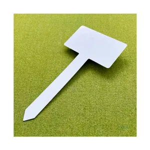 可印刷铝花园桩标牌，用于升华印刷白色空白，用于花园装饰户外材料