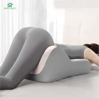 Coussin multifonctionnel pour couple en mousse à mémoire de forme, support de hanche, forme oblongue, tricoté, respirant, assise amovible et lavable