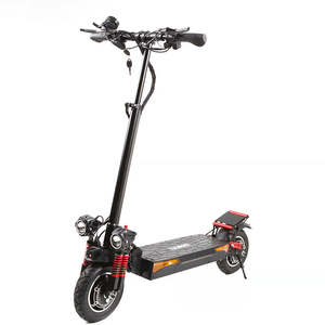 Scooter SUNNIGOO ES-X4, batterie au lithium, pneus gonflables de 10 pouces, autonomie de 55-65 km, freins à disque avant/arrière, noir, charge en 9-9,5 heures, vitesse de 45 km/h - Product Image 4