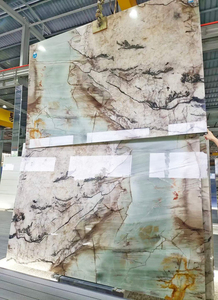 <span class=keywords><strong>3</strong></span>/4 pouces d'épaisseur <span class=keywords><strong>Laguna</strong></span> cristal Quartzite rétro-éclairé caractéristique mur lumineux Tiffany marbre mur carrelage brillant comptoir - Product Image 2