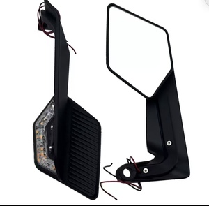 Aile de protection universelle <span class=keywords><strong>pliable</strong></span> avec lampe, multi-angle large, directionnelle, etc. Rétroviseur de <span class=keywords><strong>moto</strong></span> à LED - Product Image 3