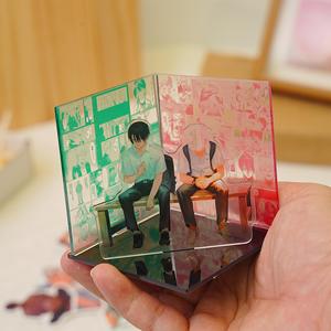 The Summer Hikaru Died Acrylic Diorama Stand Set Anime Figure Display Decor Sweet Bl <span class=keywords><strong>Manga</strong></span> Valentine S Gift for Fans - Product Image 5
