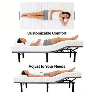 Современная прочная регулируемая двуспальная кровать-реклайнер с электроприводом, многофункциональная, интеллектуальный дизайн, для отелей и апартаментов - Product Image 4