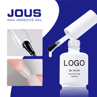 Gel pour pointes d'ongles à haute viscosité JOUS pour une extension d'ongles solide, durcissement en 60 secondes, inodore et non toxique, tenue durable et facile à appliquer