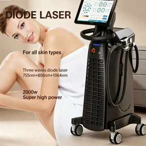 Máquina de Depilación Láser de Diodo Vertical Estacionaria de Alta Potencia <span class=keywords><strong>Taibo</strong></span> Depi-6 1600W/2000W, 808nm, para Uso Comercial - Product Image 1