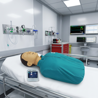 Mannequin d'intubation endotrachéale en PVC demi-corps pour l'enseignement des sciences médicales pour les écoles et les hôpitaux