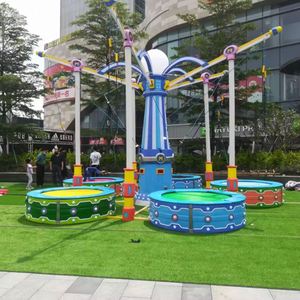 New Design Bungee <b>Trampoline</b> for Adults and Children <b>Indoor</b>/Outdoor Fiberglass and Metal for Shopping Malls - Product Image 1