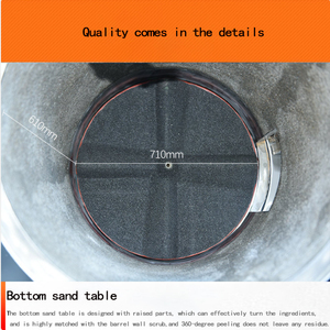 Kommerzielle Kartoffel wasch schäl-und Schneide maschine Hochwertige profession elle Kartoffel reinigungs-und-schälmaschine - Product Image 2