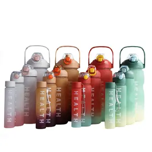 4 pieces of set water bottles tomatodos 4 en 1 3.3L 1.5L 0.7L 0.3L botellas Plastic Water Jug