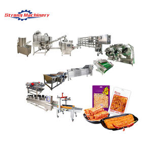 Máquina Extrusora de Snacks Eléctrica Automática Industrial, Nueva, de Alta Productividad y Gran Capacidad para la Fabricación de Tiras de Gluten Picantes - Product Image 1