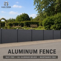 Panneau de clôture moderne en alliage d'aluminium avec motif découpé au laser, revêtement poudré, écran d'intimité écologique pour villa extérieure