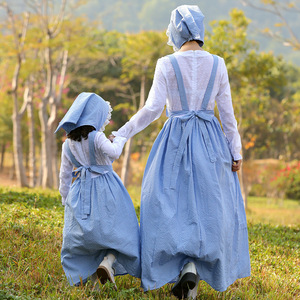 Costume de jeu XJ : Style paysanne française à carreaux, léger et frais, mode rurale - Product Image 4