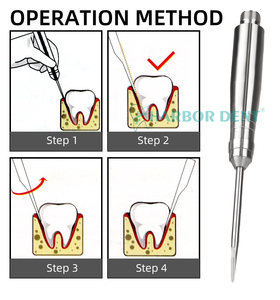 Kit d'élévateurs pneumatiques pour extraction dentaire / Outils chirurgicaux d'extraction dentaire pour chirurgie implantaire dentaire Harbor <span class=keywords><strong>Dent</strong></span> - Product Image 4
