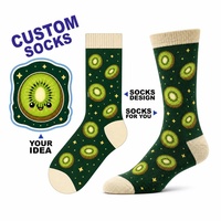 Chaussettes amusantes personnalisées, très élastiques et confortables, prêtes à l'exportation, pour boutiques de cadeaux