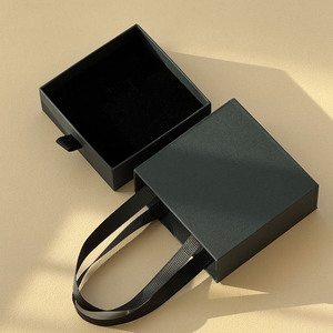 Shengcan Wholesale Custom Logo Pull-Out Jewelry <strong>Box</strong> with Handle Necklaces <strong>Earrings</strong> <strong>Gift</strong> Paper <strong>Box</strong> - Product Image 2