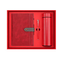 Articles promotionnels, bloc-notes PU A5, bouteille d'eau, cadeau d'entreprise, cadeau d'affaires, ensemble de bureau personnalisé avec stylo, boîte cadeau