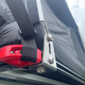Tente de toit de camion pliable pour le camping, 2-3 personnes, grande tente de toit de voiture à coque rigide, aventure en plein air - Product Image 5