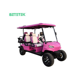Voiturette de Golf Électrique 48v en Gros, Modèle de Chasse Tout-Terrain Homologué pour la Route, Marque de Voiture 4+2 Sièges, Mini Tramcar de Parc, Véhicule Électrique - Product Image 4