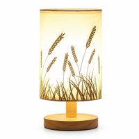 Lampe de table cylindrique en papier de riz réglable pour chambre à coucher, salle à manger, décoration d'ambiance romantique, cadeau de vacances, veilleuse