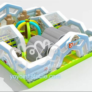 Pista de Obstáculos Inflable con Temática de Araña para Parque de Diversiones, Desinflado Rápido, Construcción Duradera, Decoración de Huevos de Araña, Zonas Infantiles para Centros Comerciales - Product Image 2