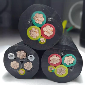 سعر الجملة جودة عالية 3 Core 3 * + 1 *-سلك مزدوج PVC معزول كابل النحاس أسلاك الفولاذ الاستخدام الصناعي - Product Image 5