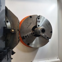 Torno CNC de Alta Resistencia CK61125, Torno CNC Horizontal de Gran Diámetro para Mecanizado de Piezas de Metal Pesado