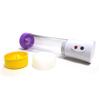 Pompe à pénis électrique rechargeable par USB pour hommes, jouet sexuel pour adultes avec 3 anneaux ABS de différentes tailles pour l'amélioration et l'agrandissement