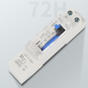 Minuteur mécanique analogique 24 heures SUL180A 220V 16A à piles, montage sur rail DIN pour accessoires solaires - Product Image 5