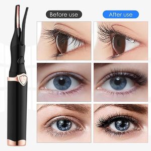 Recourbe-cils ionique portable rechargeable par USB, chauffant, électrique, avec peigne, pour des boucles naturelles longue durée, personnalisé, 400 mAh - Product Image 3