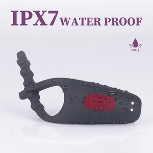 Cincin Getar Penis Pria untuk Menunda Ejakulasi dengan Remote Control untuk Stimulasi Seks Dewasa - Product Image 2