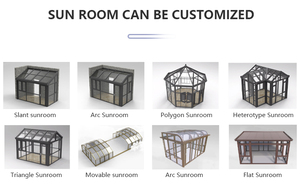 Chine Fournisseur Aluminium Verre Sunroom Maison Économie d'<span class=keywords><strong>énergie</strong></span> 4 saisons <span class=keywords><strong>Solarium</strong></span> Extérieur - Product Image 6