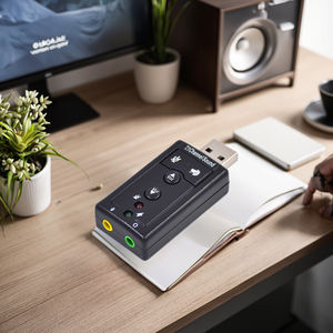 Adaptador <span class=keywords><strong>de</strong></span> <span class=keywords><strong>Audio</strong></span> 7.1 con Micrófono USB <span class=keywords><strong>para</strong></span> <span class=keywords><strong>PC</strong></span>, <span class=keywords><strong>Tarjeta</strong></span> <span class=keywords><strong>de</strong></span> Sonido 2 en 1, 7.1/71 USB 2.0/20, Mini Adaptador <span class=keywords><strong>de</strong></span> <span class=keywords><strong>Tarjeta</strong></span> <span class=keywords><strong>de</strong></span> Sonido USB, Placa <span class=keywords><strong>de</strong></span> Sonido - Product Image 4