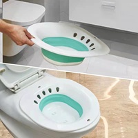 Siège de bain de siège pour soins féminins et bol de vapeur à herbes pour soins post-partum et trempage du périnée dans la salle de bain