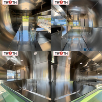 Remorque alimentaire personnalisée Truth avec cuisine complète entièrement équipée, cuisine mobile pour café, pizza, crème glacée et restauration rapide