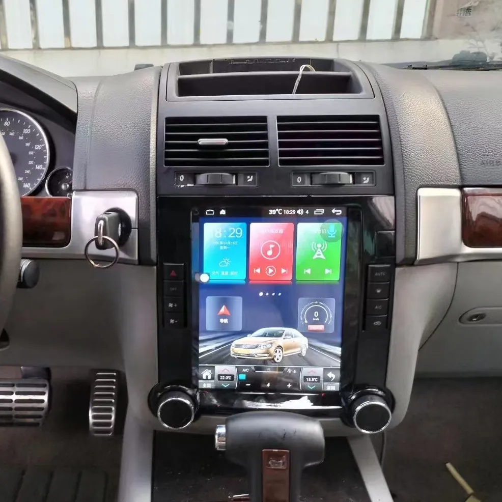 Автомобильный радиоприемник 10,4 дюйма, Android 11, GPS-навигация для Volkswagen Touareg 2003-2013, мультимедийный DVD-плеер, беспроводной плеер для Carplay