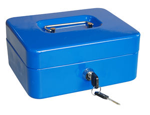 卸売カスタムメタル小さな赤い現金ロックボックスキーロック付きの安いポータブルマネーセーバー現金金庫 - Product Image 3