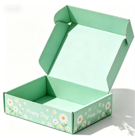 Boîtes d'expédition noires écologiques biodégradables recyclables réutilisables avec logo personnalisé imprimé, enveloppes en carton ondulé avec doublure en mousse