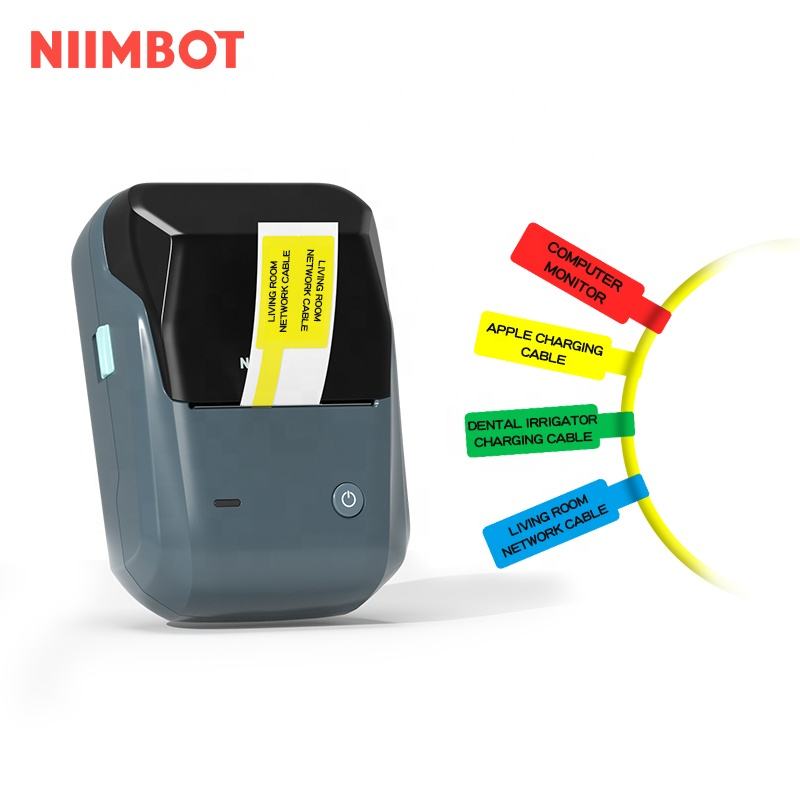 Niimbot-máquina de impresión de etiquetas B1, fabricante de etiquetas, 2 pulgadas, barato, Cable de tienda, 2023