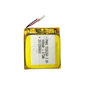 แบตเตอรี่ลิเธียมไอออนแบบกำหนดเอง ความหนาแน่นพลังงานสูง 4.35V-4.5V ความจุ 440mAh-460mAh รุ่น 532626 เซลล์ 3.8V - Product Image 6
