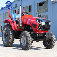 Tracteurs à roues à haute productivité tracteur de transport de récolte agricole tracteurs multifonctionnels 4WD 80 HP prix du cultivateur