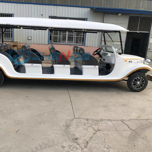 Classico vintage elettrico bus turistico auto Retro carrozzeria auto in vendita/miglior prezzo 14 posti vero classico carrello - Product Image 5